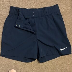 Nike Women's Dark Blue Athletic Shorts